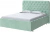 2022731 PROxSON Кровать Classic Large (Ткань: Велюр Teddy Мятный) 90x200