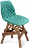 3253425502 Стул SHT-ST29-C12/S71 голубая лагуна лагуна/чер/дуб брашированный кор Sheffilton 3253425502