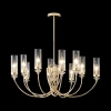 SECRET SP10 GOLD Потолочная люстра на штанге Crystal Lux SECRET SP10 GOLD