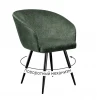 00-00080594 Стул DikLine 442 поворотный, DR19 зеленый, ножки черные арт.00-00080594