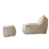 1426603 Кресло Dreambag Манхеттен Светло-бежевое с Пуфом 1426603