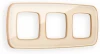 OF640343 Рамка Ambrella Volt OMEGA Coint (Бежевый Стекло органическое/Шампань) 3-ая OF640343