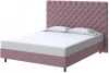2012648 PROxSON Кровать Paris Boxspring Standart (Ткань: Велюр Gratta 6 Ягодный мусс) 200x200