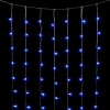 PCL400NOT-10-2B Гирлянда Занавес Облегченный 2 x м Синий 220В, 400 LED, Провод Прозрачный ПВХ, IP54 Laitcom Занавесы PCL400NOT-10-2B
