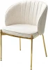 629M05274 Стул DIANA TRF-11 светло-бежевый / золотой каркас М-City