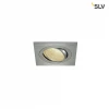 114256 Встраиваемый точечный светильник Slv New Tria 114256