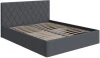 2028196 PROxSON Кровать Fresco с бельевым ящиком (Ткань: Рогожка Savana Grey (серый)) 180x200