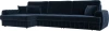 129305L Диван угловой Лига-057 НПБ Лонг угол левый Лига Диванов (Велюр) арт.129305L
