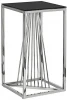 13RXET8082L-SILVER Журнальный стол Garda Decor 13RXET8082L-SILVER (Серебро/Прозрачный)