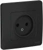 BLNRS000016 Розетка встраиваемая без заземления (антрацит) Systeme Electric Blanca BLNRS000016