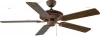 513233CAS Вентилятор потолочный Casafan Centurion, 5 лопастей, коричневый, орех с дубом