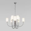 60164/10 никель Подвесная люстра Eurosvet Abbey 60164/10