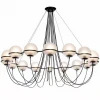 10346P/16 BK-WH Подвесная люстра большая iLamp Globe 10346P/16 BK-WH