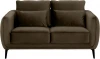 342610 Диван Amsterdam двухместный ОГОГО (арт.342610), (Ткань/Коричневый)