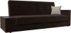 118519L Диван-книжка Лига-020 стол слева (Коричневый,Корфу 02/Микровельвет) Лига Диванов арт.118519L