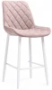 517169 Полубарный стул Woodville Баодин К Б/К розовый / белый 517169