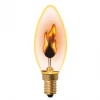 IL-N-C35-3/RED-FLAME/E14/CL Лампочка светодиодная свеча желтая E14 3W Uniel IL-N-C35-3/RED-FLAME/E14/CL