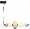 SL6134.423.01 Подвесной светильник ST Luce Florentini SL6134.423.01 черный/синий, желтый, розовый, опаловый LED 1*18W 3000K (220V, на тросе)