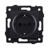 REA-002BM Розетка штепсельная SCHUKO 16A/250 В черный матовый Kollinger REA-002BM для Aspekt, Eleganz, Reflex