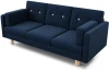 211007 Диван Arsko прямой Ингвар Б велюр синий