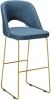 4101208h_БлюАртЗолот_БАР Стул барный Lars БлюАрт/ЛинкЗолот R-Home арт.4101208h_БлюАртЗолот_БАР