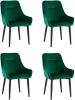 УТ000037401 Стул Диана велюр изумрудный 4 шт Stool Group (арт.УТ000037401)