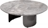 57EL-79701 Стол журнальный натур.серый мрамор d 95*35см Garda Decor арт.57EL-79701