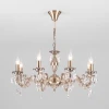 10102/8 античная бронза Подвесная люстра Eurosvet Favola 10102/8 античная бронза/прозрачный хрусталь Strotskis