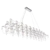 ML.5603.2000P CH Подвесная люстра светодиодная хрустальная с пультом с регулировкой цветовой температуры Modelux ML.5603.2000P CH