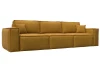 130137 Диван прямой Лига-081 НПБ Лонг (ДСП/Пластик/Велюр/Желтый) Лига Диванов 130137
