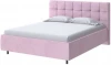 2023227 PROxSON Кровать Nety без основания (Ткань: Велюр Teddy Розовый фламинго) 120x190