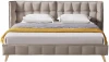 LBD8705(160)BEIGE Кровать LBD8705 (160х200) бежевый UF910/01