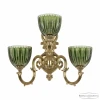 7203B16/2+1/210 G P1 U Clear-Green/H-1K Бра Bohemia 7203 7203B16/2+1/210 G P1 U Clear-Green/H-1K