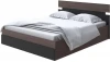 2015044 Без бренда Кровать Milton с подъемным механизмом (ЛДСП Ясень Шимо Темный/Черный) 160x190
