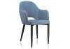 11705 Обеденный стул на металлокаркасе Woodville Vener light blue 11705