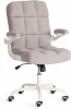 21802 Кресло Lugano Wh Tetchair (Ткань/Светло-серый) арт. 21802