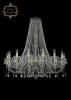 11.12.16.360.h-100.Gd.Sp Подвесная большая люстра Art Classic 11.12 11.12.16.360.h-100.Gd.Sp (220V, хрусталь, на цепи, подсвечник, свеча)