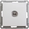 RTS-151-1-86 ТВ-розетка встраиваемая оконечная (белый) Systeme Electric W59 RTS-151-1-86