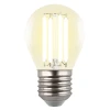 LED-G45-4W/3000K/E27/CL GLY01TR Лампа светодиодная, форма "шар", прозрачная, теплый белый свет 3000K Uniel Яркая A++ LED-G45-4W/3000K/E27/CL GLY01TR
