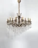 BARLETTA 122.12.6 antique Подвесная большая люстра Lucia Tucci Barletta 122.12.6 antique (220V, на цепи, подсвечник, свеча)