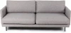 882793 Диван ОГОГО Ricadi трёхместный (Ткань,Рогожка/Серый)
