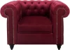 333393 Кресло Chester Classic ОГОГО (арт.333393), (Ткань/Красный)