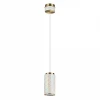 5454/5L Подвесной светильник светодиодный Odeon Light Lulu 5454/5L светлая бронза/жемчужный/металл/керамика/акрил LED 5W 3000K