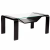 009741 Стол журнальный Гурон 1 черный матовый Mebelik 009741