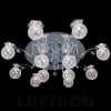 5316/12 хром/синий +красный+фиолетовый Потолочная люстра Eurosvet 5316 5316/12 хром/синий +красный+фиолетовый