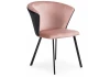 11990 Обеденный стул на металлокаркасе Woodville Gema black / pink / black 11990