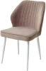 670M04830 Стул VENA, цвет B5 Капучино, велюр / белый каркас