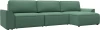 128488 Диван угловой Лига-048 НПБ лонг Лига Диванов (Рогожка) арт.128488