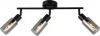 10172/3A Chrome Настенно-потолочный спот на штанге Escada Sector 10172/3A Chrome 3x40Вт E14, металл/стекло, черный/дымчатый (220V)