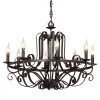 V1100/8 Подвесная люстра Vitaluce V1100/8 (220V, ковка, на цепи, свеча)
